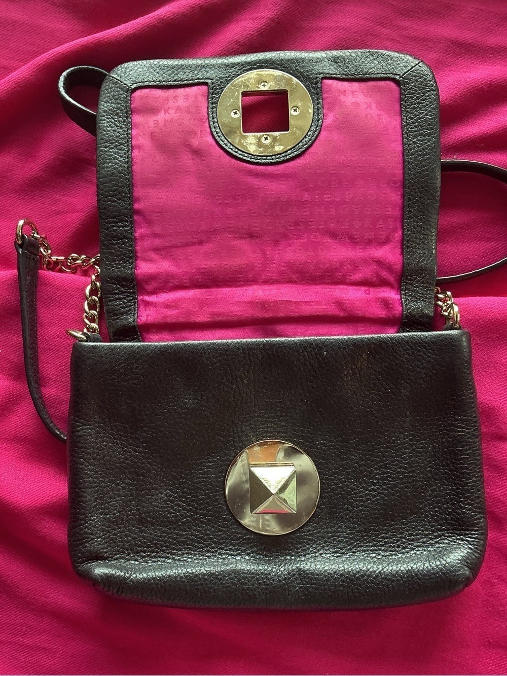 kate spade Black Quilted Crossbody - Picture 5 of 6